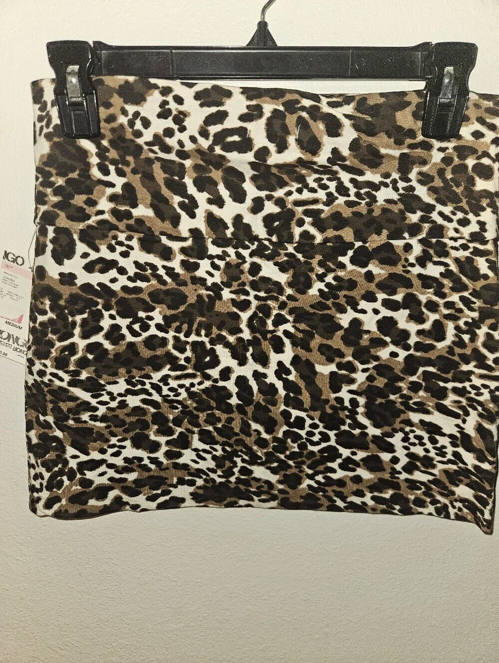 Bongo Juniors Vintage Cheetah Print Skirt Size M NWT
